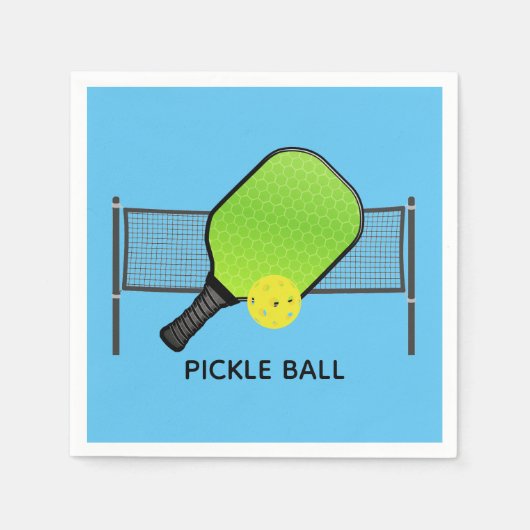 Pickle Ball Pickleball Designpapier Napkins Serviette (Vorderseite)