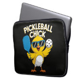 Pickle Ball Pickleball Huhn Laptopschutzhülle (Vorderseite Links)