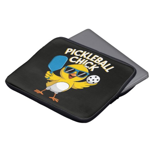 Pickle Ball Pickleball Huhn Laptopschutzhülle (Vorne Oben)