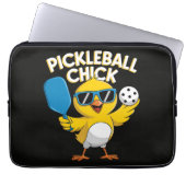 Pickle Ball Pickleball Huhn Laptopschutzhülle (Vorderseite)