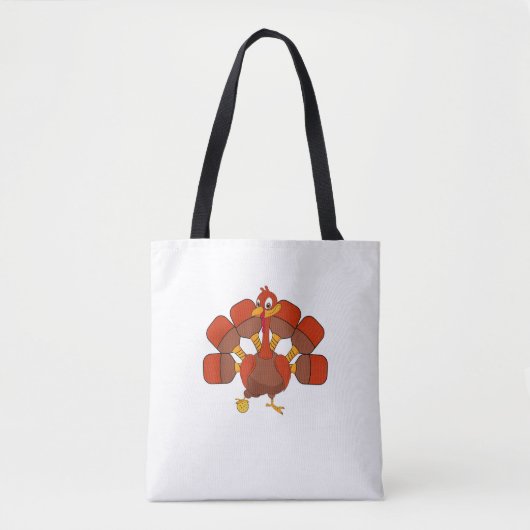 Pickle Ball Player Erntedank Paddleall Türkei Tasche (Vorderseite)
