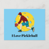 Pickle Ball Postkarte (Vorderseite)