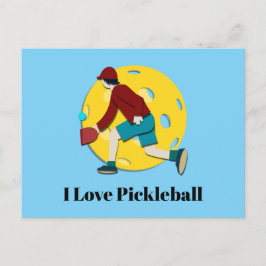 Pickle Ball Postkarte