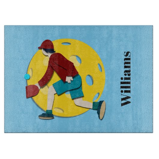 Pickle Ball Schneidebrett (Vorderseite)