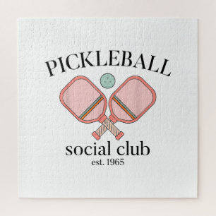 Pickle Ball Social Club EST 1965 Männer Frauen Puzzle
