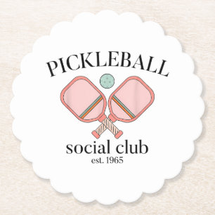 Pickle Ball Social Club EST 1965 Männer Frauen Untersetzer