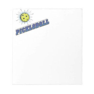 Pickle Ball Sonnenstrahl Notizblock
