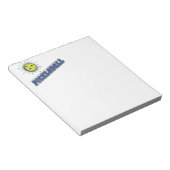 Pickle Ball Sternexplosion Notizblock (angewinkelt)