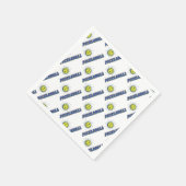 Pickle Ball Sternexplosion Serviette (Ecke)