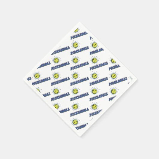 Pickle Ball Sternexplosion Serviette (Ecke)