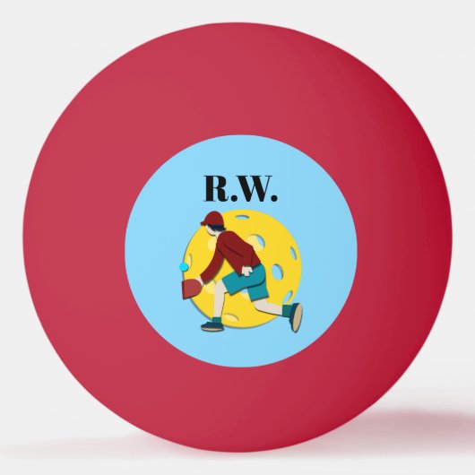 Pickle Ball Tischtennisball (Vorderseite)