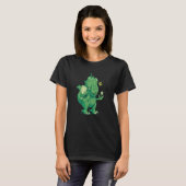Pickle Ball Trex Tyrannosaurus Pickleball rex T-Shirt (Vorne ganz)