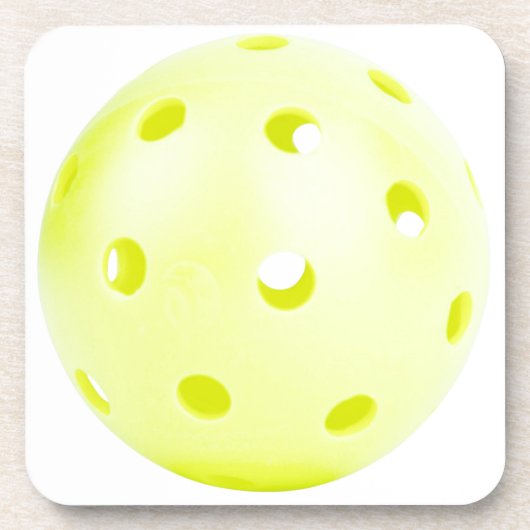 Pickle BAll Yellow Getränkeuntersetzer (Vorderseite)