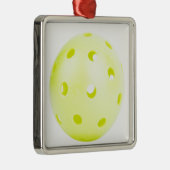Pickle BAll Yellow Ornament Aus Metall (Rechts)