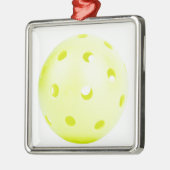Pickle BAll Yellow Ornament Aus Metall (Links)
