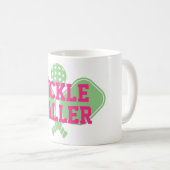 Pickle Baller Custom Pickleball Coffee Tasse (VorderseiteRechts)