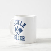 Pickle Baller Funny Pickleball Kaffeetasse (Vorderseite Links)