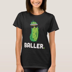 Pickle Baller Lustiger Pickleball-Spieler Sport T-Shirt
