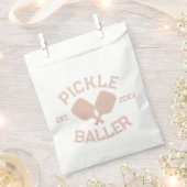 Pickle Baller Pickleball-Kollegialtypografie Geschenktütchen (Ausgeschnitten)