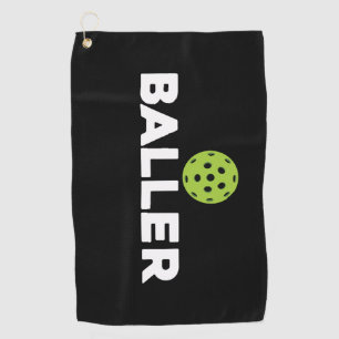 (Pickle)Baller Pickleball Microfiber Handtuch