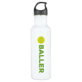 (Pickle)Baller Pickleball Wasserflasche Edelstahlflasche