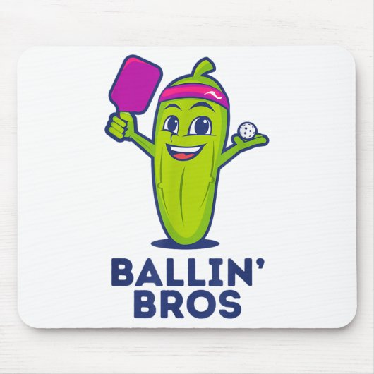 Pickle Ballin’ Bros - Geschenke Freunde, Brüder od Mousepad (Vorne)