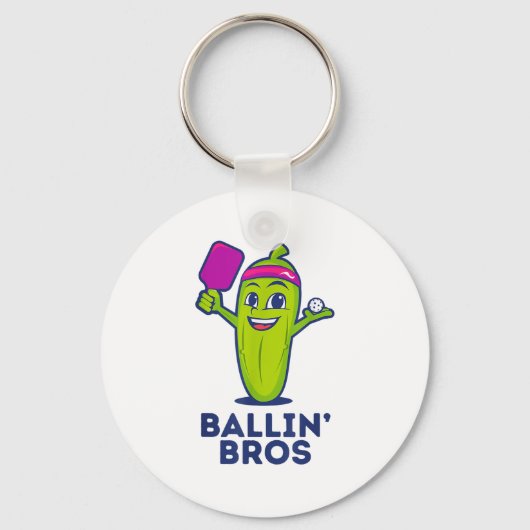 Pickle Ballin’ Bros - Geschenke Freunde, Brüder od Schlüsselanhänger (Vorderseite)
