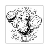 Pickle Ballin Gummistempel (Prägung)
