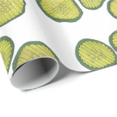 Pickle Chips Green Kosher Dill Pickle Chip Feinsch Geschenkpapier (Rolleneckpunkt)