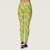 Pickle Chips Green Kosher Dill Pickle Chip Print Leggings (Rückseite)