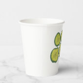 Pickle Chips Sweet Pickles Food Kosher Dill Print Pappbecher (Rechts)