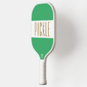 PICKLE Coole Niedliche Sportsmeer - Grüne Streifen Pickleball Schläger (Links)
