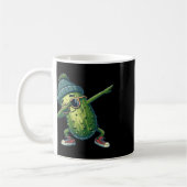Pickle Cucumber Funny National Pickday Dabbing Kaffeetasse (Links)