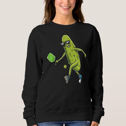 Pickle Dill Pickleball Player Premium Sweatshirt (Vorderseite)