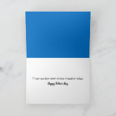 Pickle entspannt in der Hängematte für den Vaterta Karte (Innenseite)