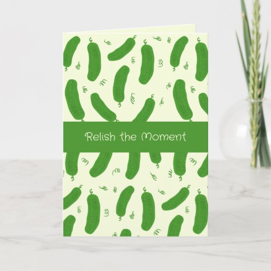 Pickle & Fresh Collection Birthday Card Karte (Vorderseite)