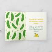 Pickle & Fresh Collection Birthday Karte (Innenseite)