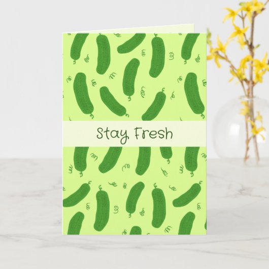 Pickle & Fresh Collection Birthday Karte (Gelbe Blume)