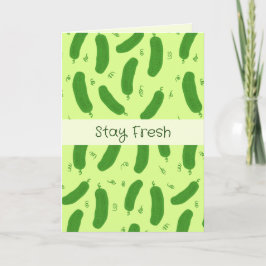 Pickle & Fresh Collection Geburtstag Karte
