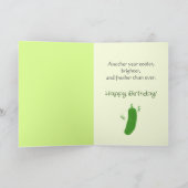 Pickle & Fresh Collection Geburtstag Karte (Innenseite)