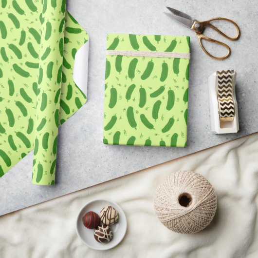 Pickle & Fresh Collection gemustert Geschenkpapier (Kunsthandwerk)