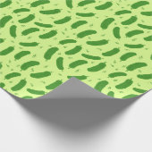 Pickle & Fresh Collection gemustert Geschenkpapier (Ecke)