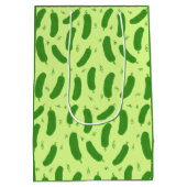 Pickle & Fresh Collection gemustert Mittlere Geschenktüte (Rückseite)
