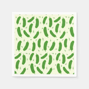 Pickle & Fresh Collection gemustert Serviette
