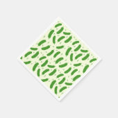 Pickle & Fresh Collection gemustert Serviette (Ecke)