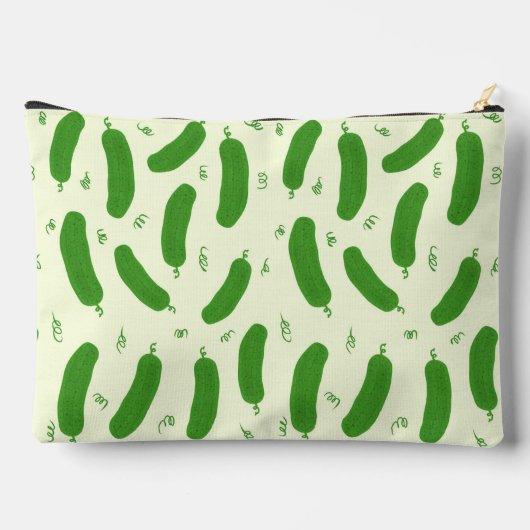 Pickle & Fresh Collection gemustert Zubehörtasche (Rückseite)