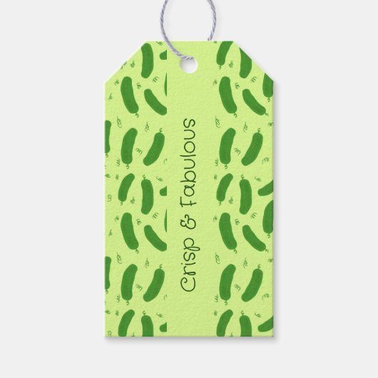 Pickle & Fresh Collection Geschenkanhänger (Vorderseite)