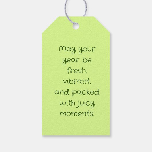 Pickle & Fresh Collection Geschenkanhänger (Rückseite)