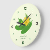 Pickle & Fresh Collection Große Wanduhr (Winkel)