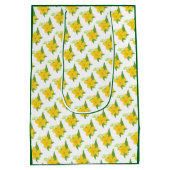 Pickle & Fresh Collection patterned floral Mittlere Geschenktüte (Rückseite)